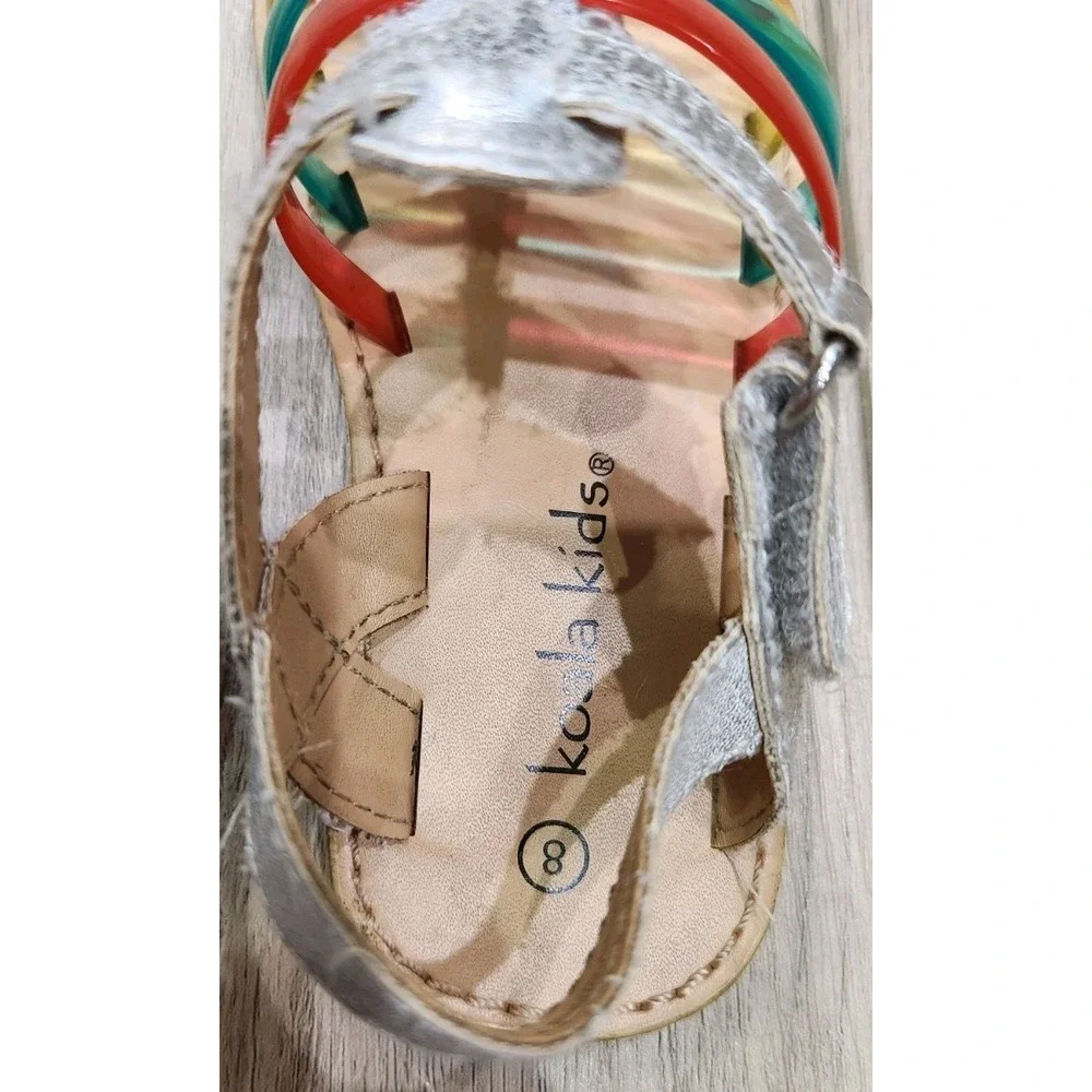 Koala‎ Kids Girls Rainbow Sandals Size 8